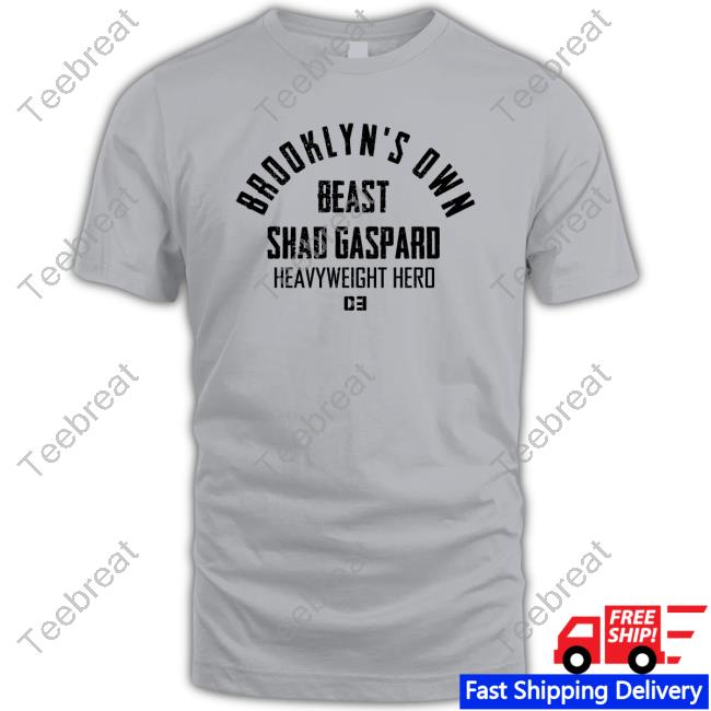 Jeff Hardy Wrestle Merch Central Brooklyn's Own Beast Shad Gaspard Heavyweight Hero T Shirts Aew