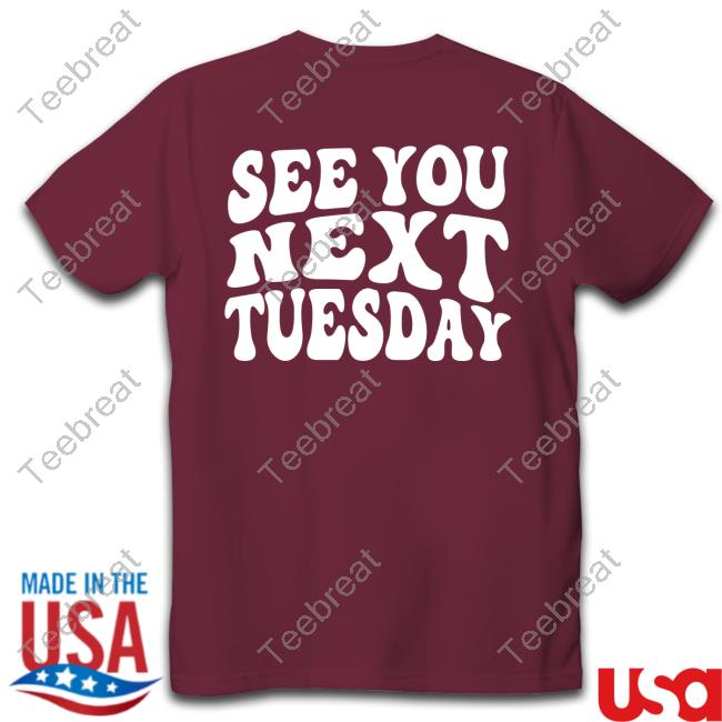 James Kennedy See You Next Tuesday Pink Tee Shirt
