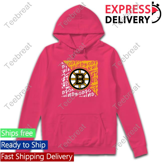 Nhl Boston Bruins Black Divide Tee