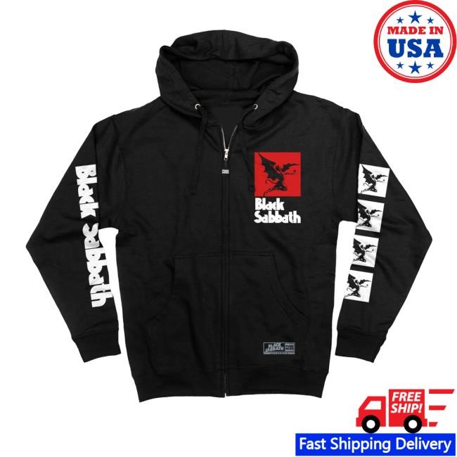 Black Sabbath X Puck Hcky Black Sabbath 'Iron Man' Zip Hoodie