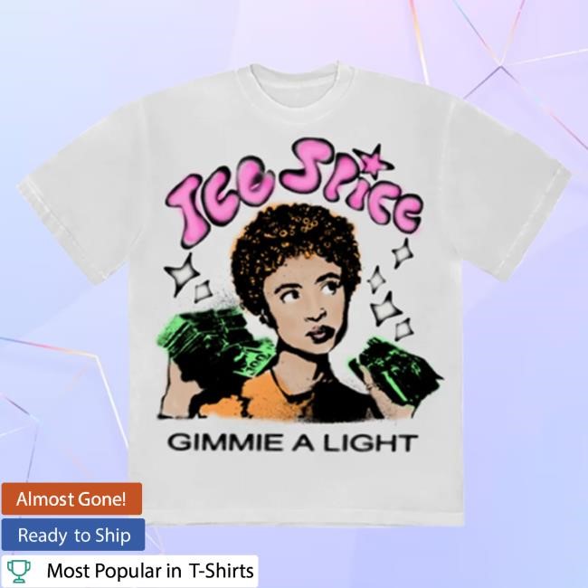 Official Ice Spice Merch Store Ice Spice Gimmie A Light Popover Shirt Ice Spice Clothing Shop IceSpice