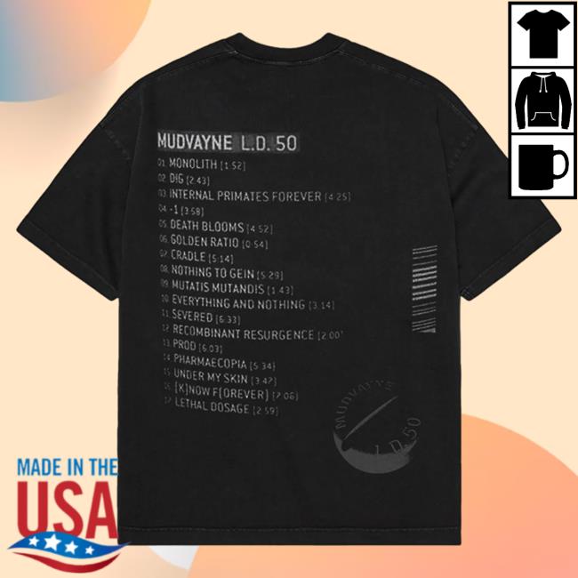 Official Mudvayne Merch Mud Vayne 4 Ghosts Black Tees Official Mudvayne Merch Mud Vayne 4 Ghosts Black New Shirt