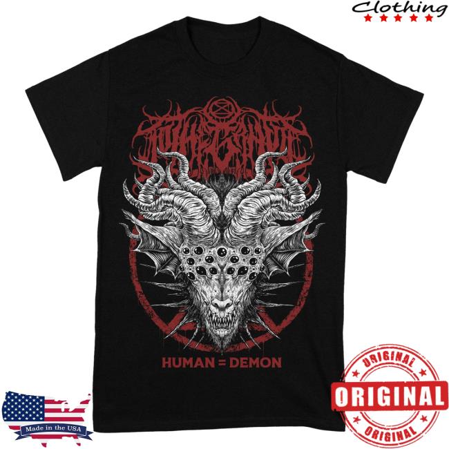 Official To The Grave Rising Merch To The Grave - Human = Demon Hot Shirt Risingmerch