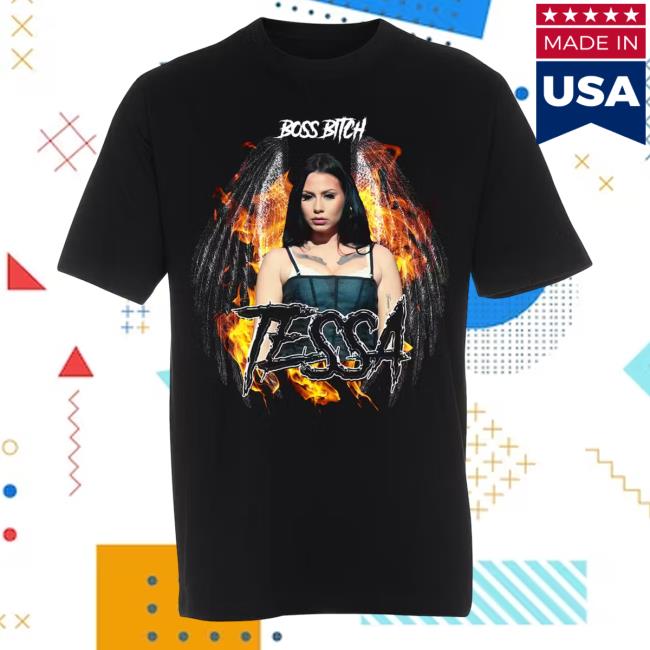 Official Tessa Merch Tessa Boss Bitch, Økologisk Long Sleeve T Shirt