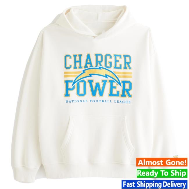 Official Abercrombie And Fitch Apparel Clothing Merch Los Angeles Chargers Graphic Hood NFL by Abercrombie Store Shop