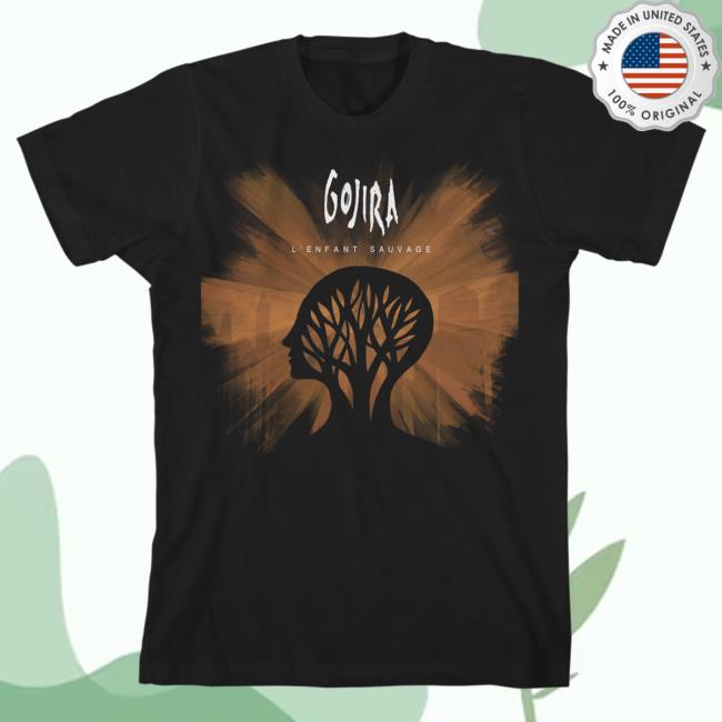 Official Gojira Merch Gojira L'enfant Sauvage Basic Tees Gojira Apparel Clothing