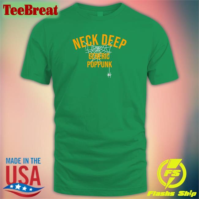 Top Neckdeepstore Merch Generic Pop Punk Halloween Neck Deep Generic Pop Punk Shirt Restock Due To Popular Demand