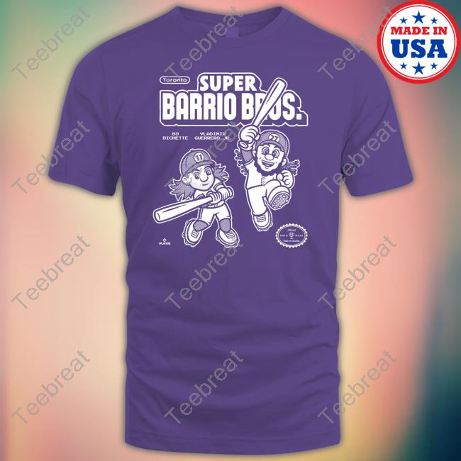 Official Rotowear Merch Super Barrio Bros Bo T-Shirt Daulton Varsho