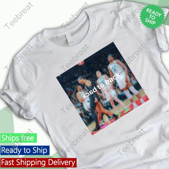 A’Ja Wilson Wearing Back To Back T Shirt