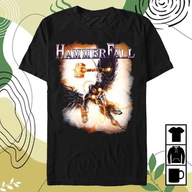 Official Nuclear Blast Merch Shop Hammerfall - Hammer Of Dawn Tracks - Attractive Shirt NuclearBlast