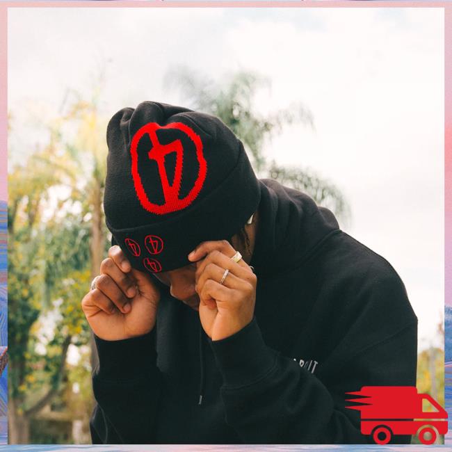 Official D4vd Merch D4vd Logo Black Beanie T Shirt