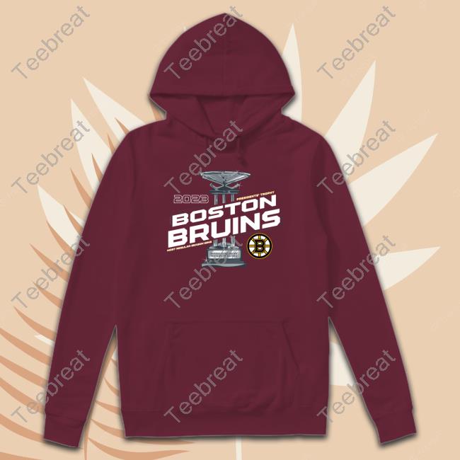 Official Nhl Boston Bruins Fanatics 2023 Presidents' Trophy Long Sleeve T Shirt