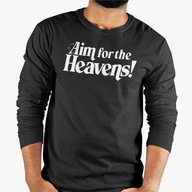 Neon White Merch Aim For The Heavens T Shirt By Ben Esposito