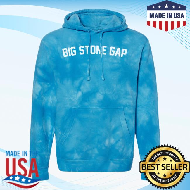 Official Hometown Apparel Clothing Merch Big Stone Gap Virginia Classic Curve Tie-Dye Crew neck Tie Dye Aqua Blue