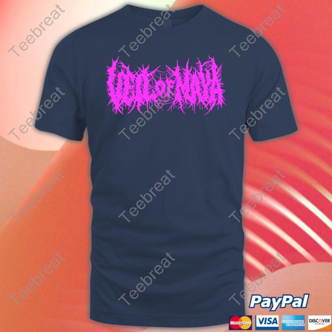 Veil Of Maya Merch Death Metal (Pink) Black Long Sleeve T Shirt Veilofmayaband