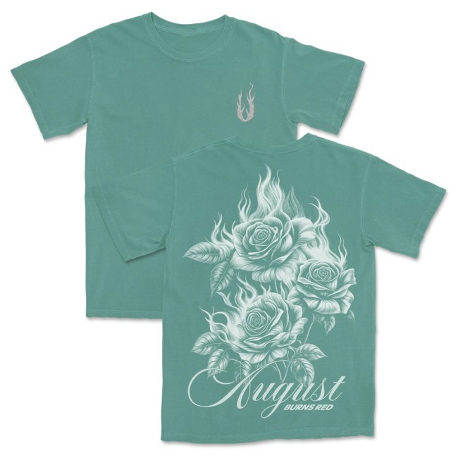 August Burns Red Burning Flowers Shirt ABR Merch