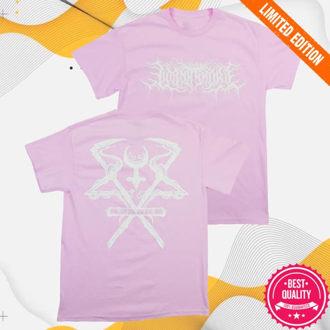 Official Lorna Shore Merch Store Lorna Shore Pink Logo Popover Shirt Lorna Shore Clothing Shop LornaShore