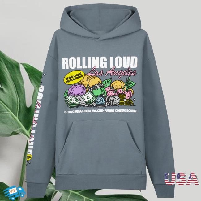 RL LA 24 Edible Artistry Blue Magic New Hoodie Rolling Loud Shop