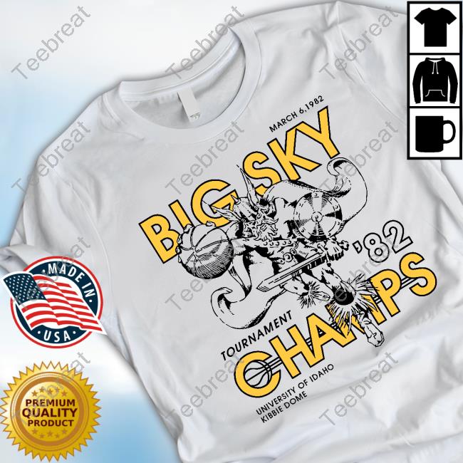 Idaho Vandals Basketball 1982 Big Sky Champs T-Shirt