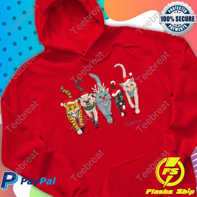 Taylor Swift 90S Florida Christmas Cats Shirt Time For Memories Merch