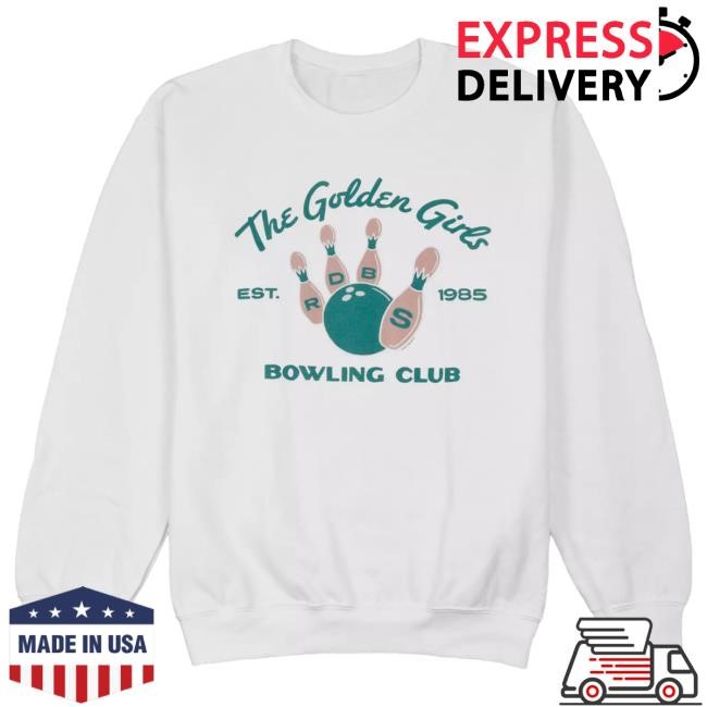 Official Disney Merch The Golden Girls ''Bowling Club'' Sweatshirt for Adults