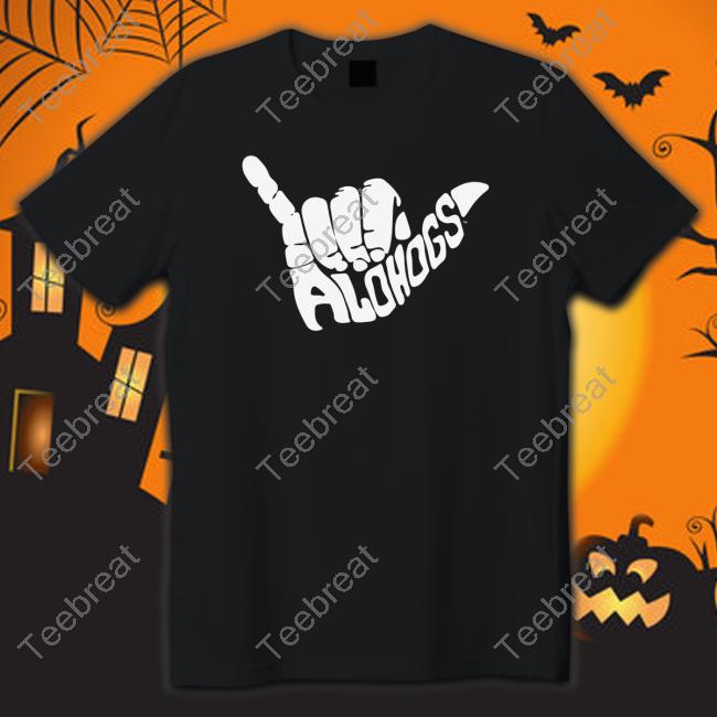 Official ARKANSAS RAZORBACKS ALOHOGS Tee Shirt
