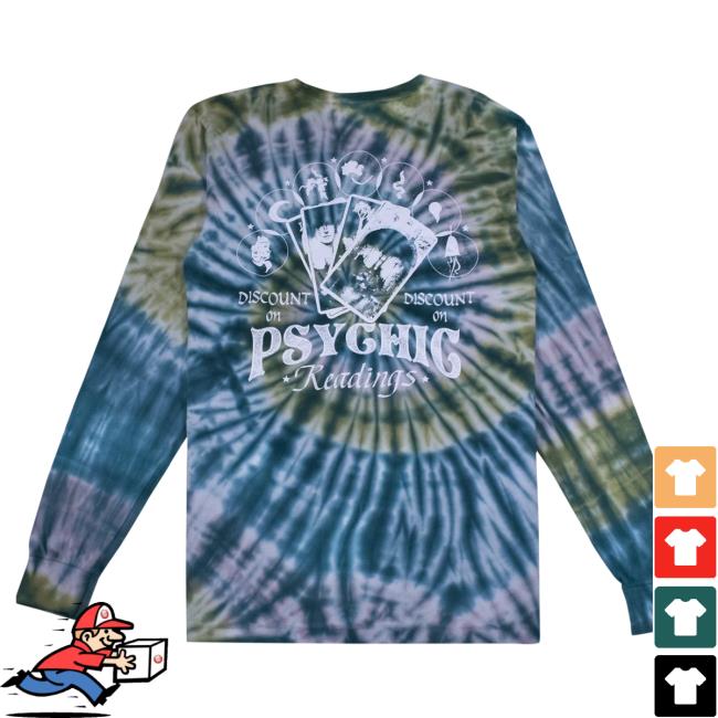 Official Circa Survive Psychic Readings A Dream About Love Long Sleeve T-Shirts Tie Dye Circasurvive