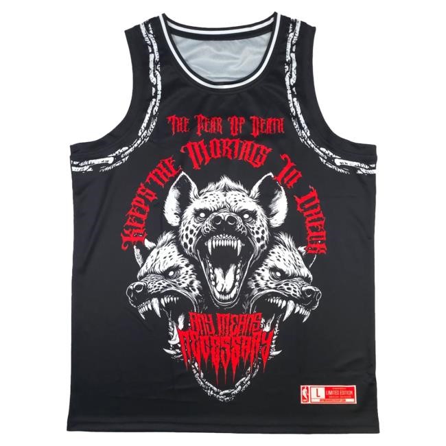 Official Any Means Necessary Clothing Cerberus Jersey T-Shirts Andromeda