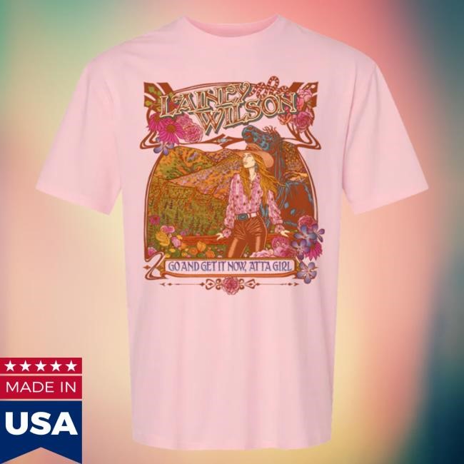 Official Lainey Wilson Merch Store Lainey Wilson Atta Girl Shirts
