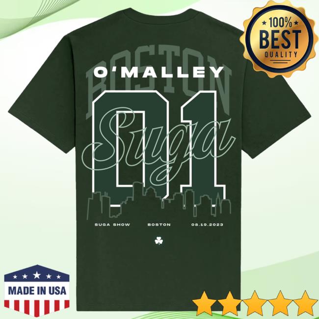 Official The Suga Merch Shop Boston Green T-Shirts Sugashop Store