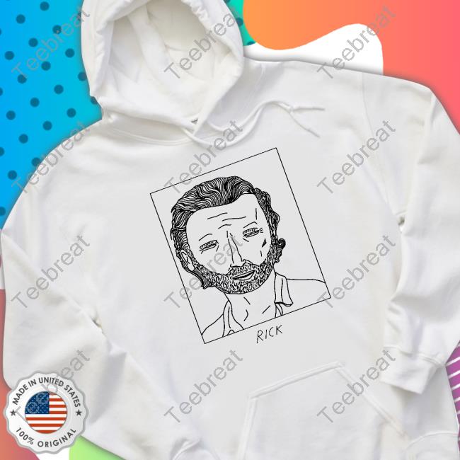 Ricksprickk Badly Drawn Rick Grimes Walking Dead Shirt