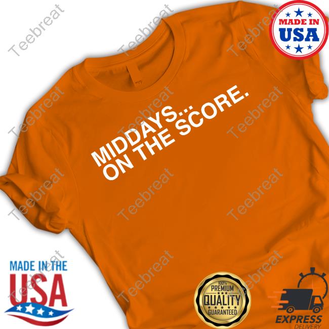 Official Middays On The Score Apparel
