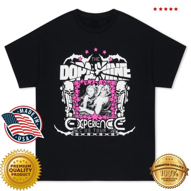 Official Lil Tecca Merch Store The Dopamine Experience Us Tour Tee