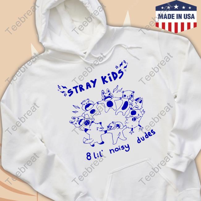 Official Stray Kids 8 Lil Noisy Dudes Tee Shirt
