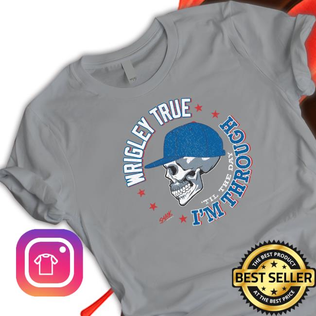 Chicago Baseball Wrigley True ‘Til the Day I’m Through Hoodie