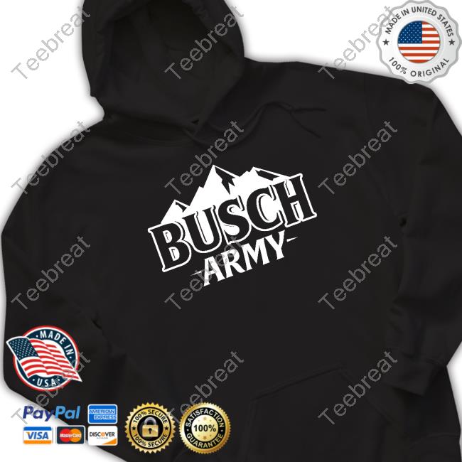 Busch Beer Busch Army Sweatshirt Busch Light