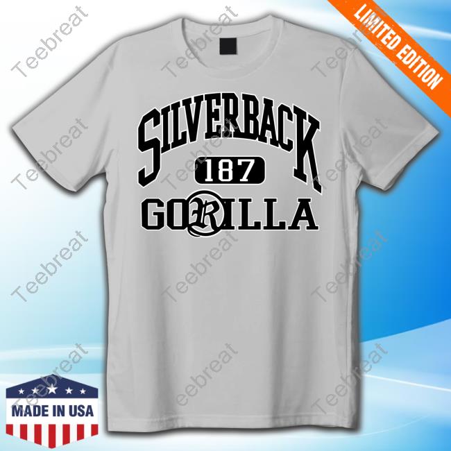 Ramirez Merch Silverback Gorilla Grey Tee Shirt