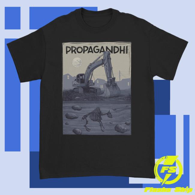 Official Propagandhi Merch Bulldoze Shirts