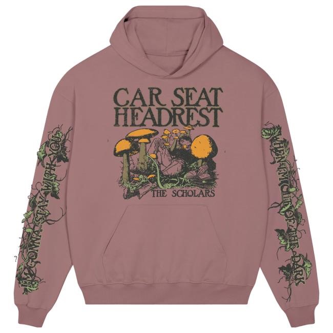 Official Car Seat Headrest Chicago - Mushroom Guy Popover Hoodie