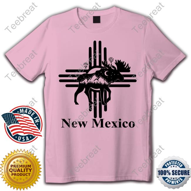 Marty Moose New Mexico Tee Shirt Marty Moose New Mexico Tee Shirt