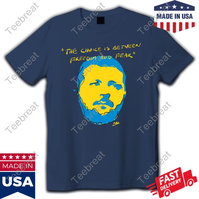 Official U2 The Choice Is Between Freedom And Fear T Shirt