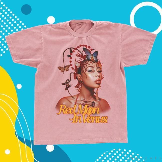 Pink Red Moon in Venus Anniversary Tee Shirt