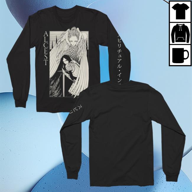 Official Kings Road Merch Store Alcest Knight Long Sleeve T Shirt (Black) Alcest Kings Road Shop