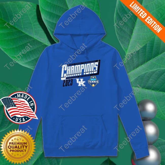 NCAA Shop Kentucky Wildcats 2023 Sec Men's Tennis Tournament Champions Shirt