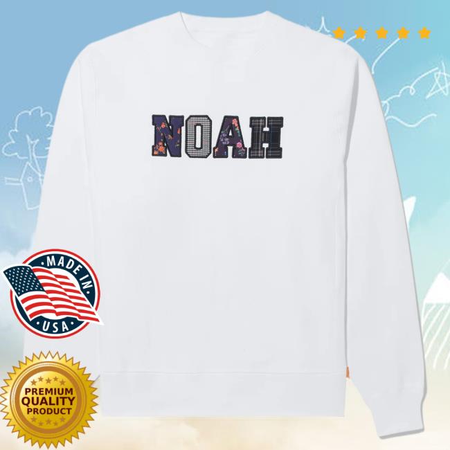 Official Noah Merch Store Appliqué Logo Pullover Hoodie Noah Clothing Shop Apparel