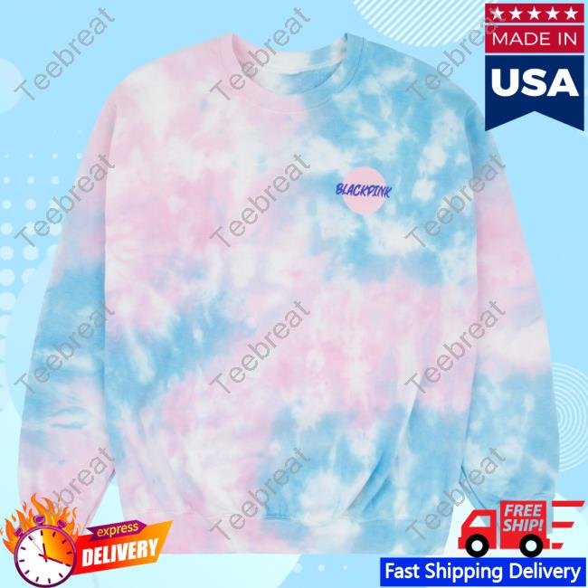 Official Black Pink Ice Cream Tie Dye Hoodie