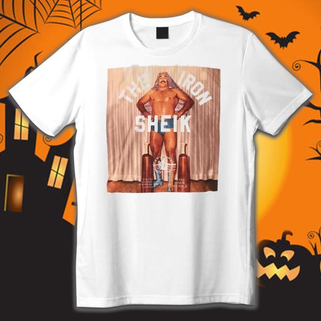 Official Roots Of Fight Merch Iron Sheik Stance Photo Tee