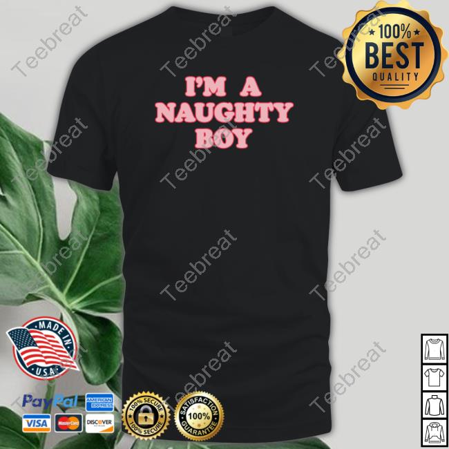 Baylen Levine I'm A Naughty Boy Black Shirt