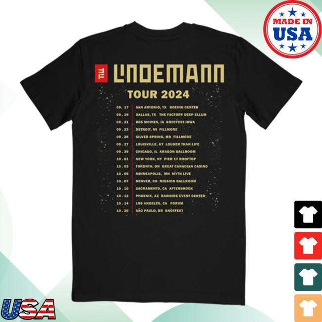 TL Tee "Tour 2024" Rammstein Shop
