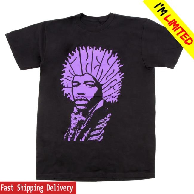 Jimi Hendrix Black Hair Type T Shirt Jimi Hendrix Official Merch Store